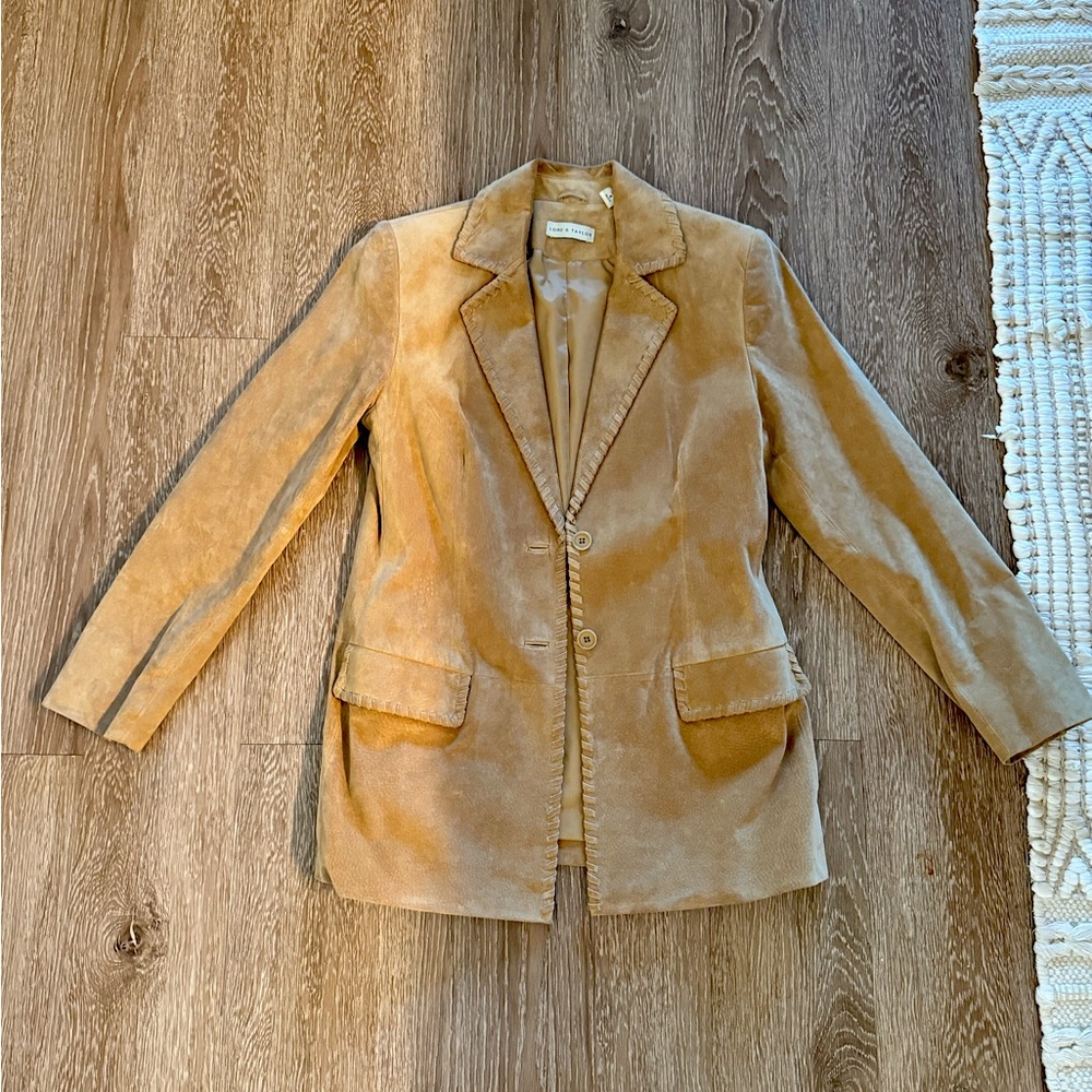Lord & Taylor Suede 100% outer leather jacket Size 4 - Woman
